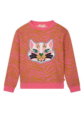 Billieblush Sweatshirt in Braun/ Pink