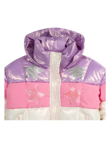 Billieblush Doorgestikte jas crème/roze/paars