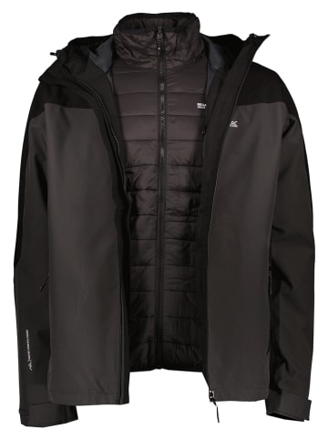Regatta 3in1-Funktionsjacke "Wentwood VIII" in Schwarz/ Anthrazit