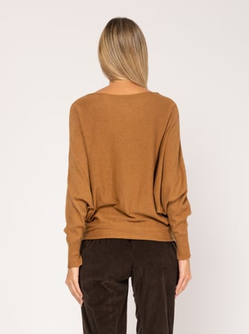 Tantra Sweter w kolorze jasnobrązowym