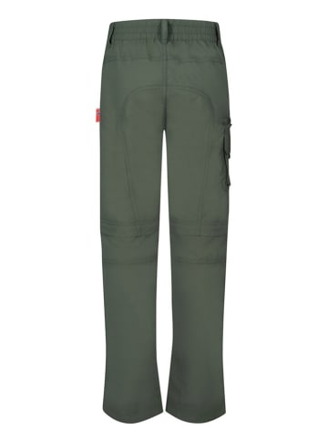 Trollkids Zipp-Off-Trekkinghose "Oppland" - Slim fit - in Khaki