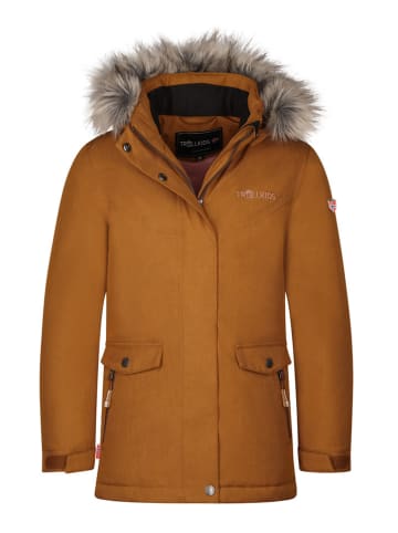 Trollkids Parka "Oslo XT" in Hellbraun