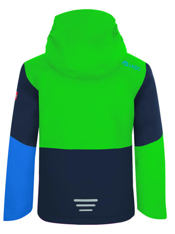 Trollkids Kurtka narciarska "Hallingdal" w kolorze granatowo-zielonym