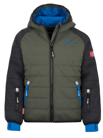 Trollkids Kurtka narciarska "Hafjell XT" w kolorze khaki