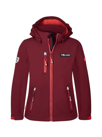 Trollkids Softshelljas "Preikestolen" rood