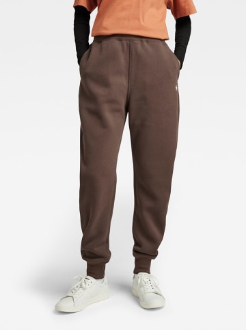 G-Star Spodnie dresowe w kolorze brązowym