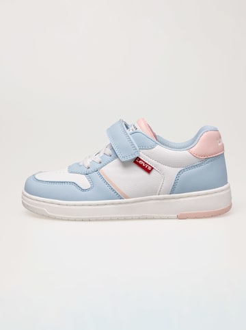 Levi's Kids Sneakers "Kick" in Weiß/ Hellblau