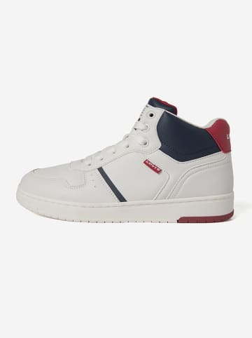 Levi's Kids Sneakers "Kick" wit/donkerblauw/rood