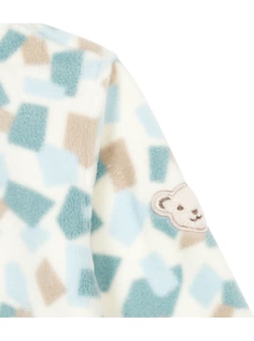 Steiff Fleece vest groen/lichtblauw