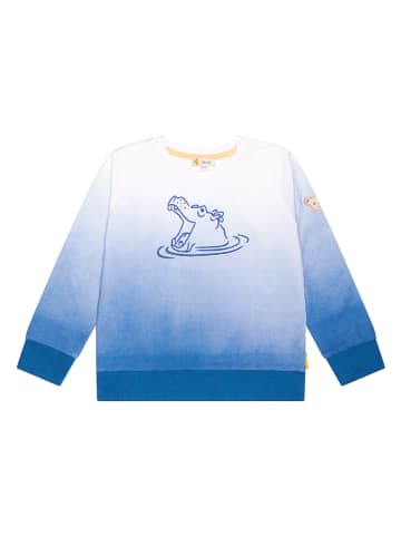 Steiff Sweatshirt wit/blauw