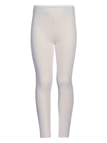 happy girls by Eisend Legginsy termiczne w kolorze białym