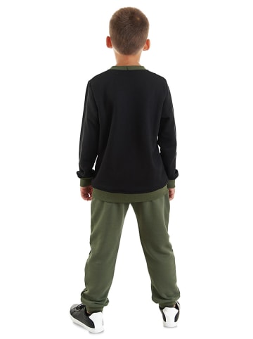 Denokids 2tlg. Outfit "Skate" in Schwarz/ Khaki