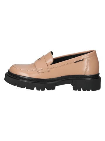 Ara Shoes Leder-Mokassins in Beige