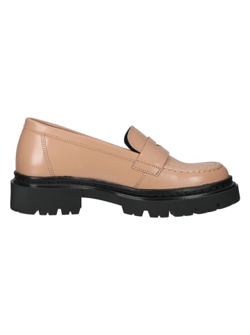Ara Shoes Leder-Mokassins in Beige