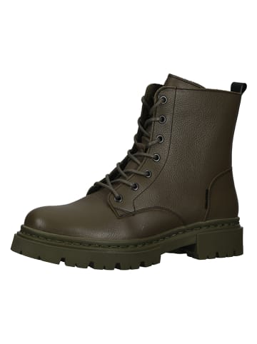 Ara Shoes Leder-Boots in Khaki