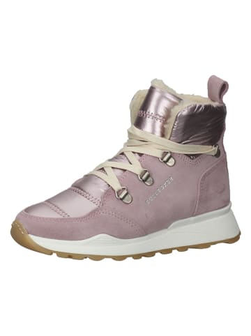 Bullboxer Leder-Boots in Pink
