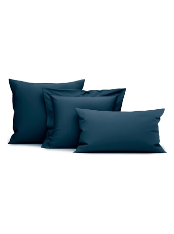 Heckett Lane Satijnen kussenhoes "Elementi" donkerblauw
