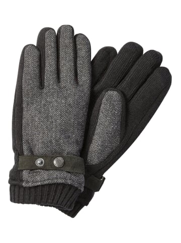 Camel Active Handschuhe in Grau/ Schwarz