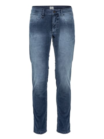 Camel Active Corduroybroek - slim fit - blauw