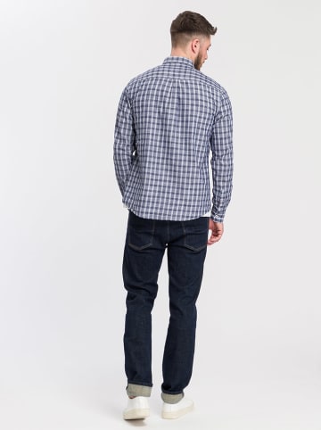 Cross Jeans Koszula - Regular fit - w kolorze granatowym