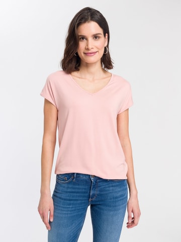 Cross Jeans Koszulka w kolorze różowym