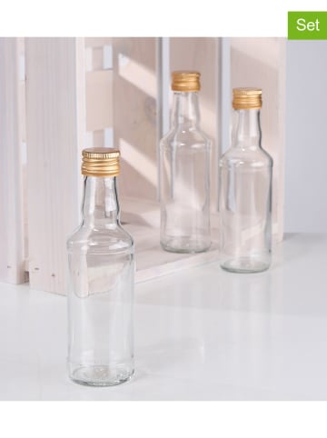 Chefware 5-delige set: voorraadflessen transparant - 200 ml