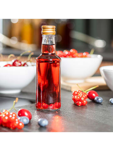Chefware 5er-Set: Vorratsflaschen in Transparent - 200 ml