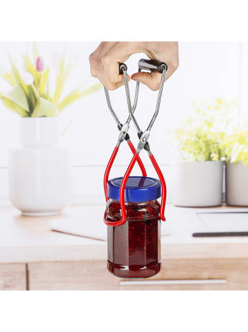 Profiline Tang voor weckpotten rood - (B)8 x (H)22,3 x (D)3 cm