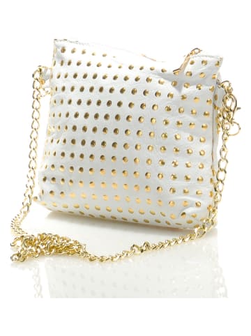 Florence Bags Leren schoudertas "Brios" crème - (B)20 x (H)22 x (D)2 cm