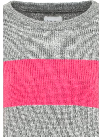 Camel Active Pullover in Grau/ Pink