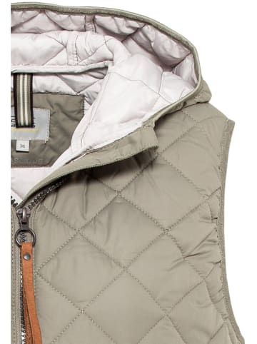 Camel Active Doorgestikte bodywarmer kaki