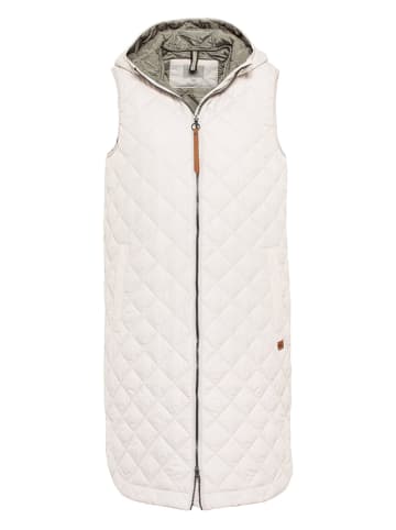 Camel Active Doorgestikte bodywarmer wit