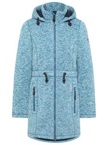 Schmuddelwedda Fleece mantel blauw