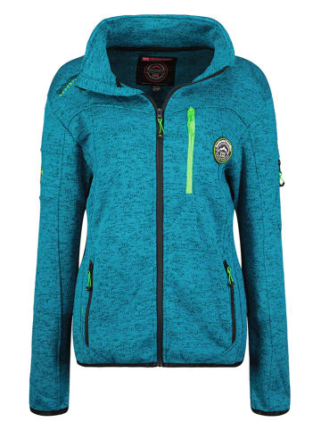 Geographical Norway Fleece vest "Trincesse" turquoise