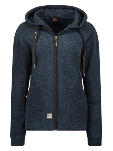 Geographical Norway Fleece vest "Twelve" donkerblauw