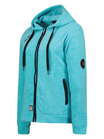 Geographical Norway Fleece vest "Twelve" turquoise