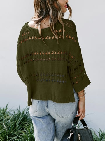 Milan Kiss Pullover in Khaki