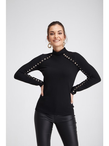 Milan Kiss Longsleeve in Schwarz