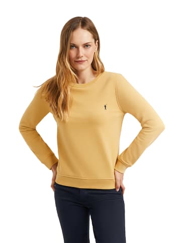 Polo Club Sweatshirt mosterdgeel