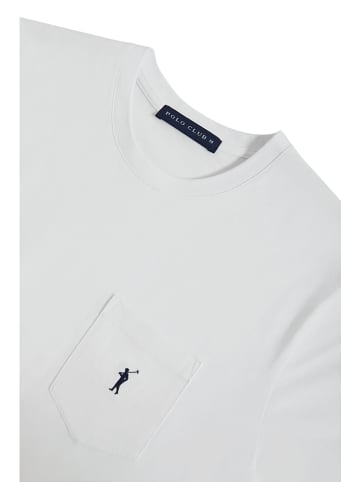 Polo Club Shirt in Weiß