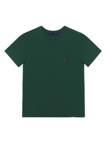Polo Club Koszulka w kolorze ciemnozielonym