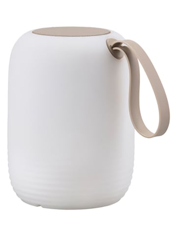 Villa Collection Lampa LED w kolorze białym z głośnikiem - wys. 23 x Ø 17,5 cm