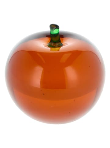 Villa Collection Figurka dekoracyjna "Apple" w kolorze pomarańczowym - 7,5 x 7,5 cm