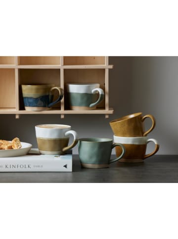 Villa Collection 2er-Set: Kaffeetassen "Evig" in Hellbraun - 300 ml