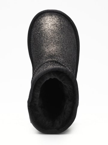 Lelli Kelly Skórzane botki zimowe w kolorze czarnym