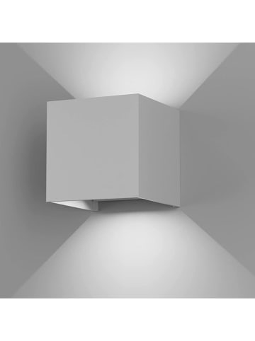 Inoleds Lampa ścienna LED "Cube" w kolorze białym - 10 x 10 cm