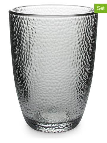 Salt and Pepper 4er-Set: Gläser "Mielo" in Grau - 390 ml