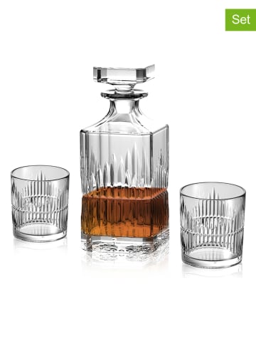 Salt and Pepper 3-delige whiskyset "Linus" transparant