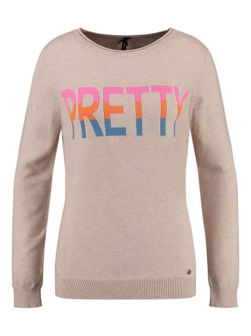 KEY LARGO Sweter "Pretty" w kolorze beżowym