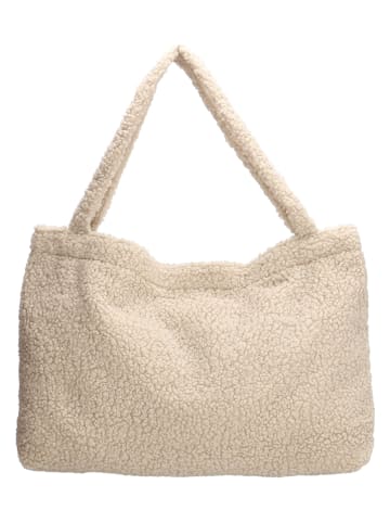 Beagles Shopper bag "Navarra" w kolorze beżowym - 60 x 42 x 9,5 cm